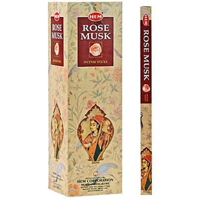 Hem Rose Musk Incense (Square)